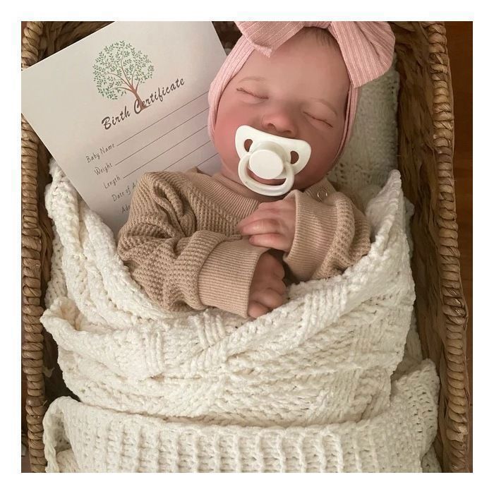 Poupée bébé Reborn  - Levi - 49 cm - Vêtements remplaçables