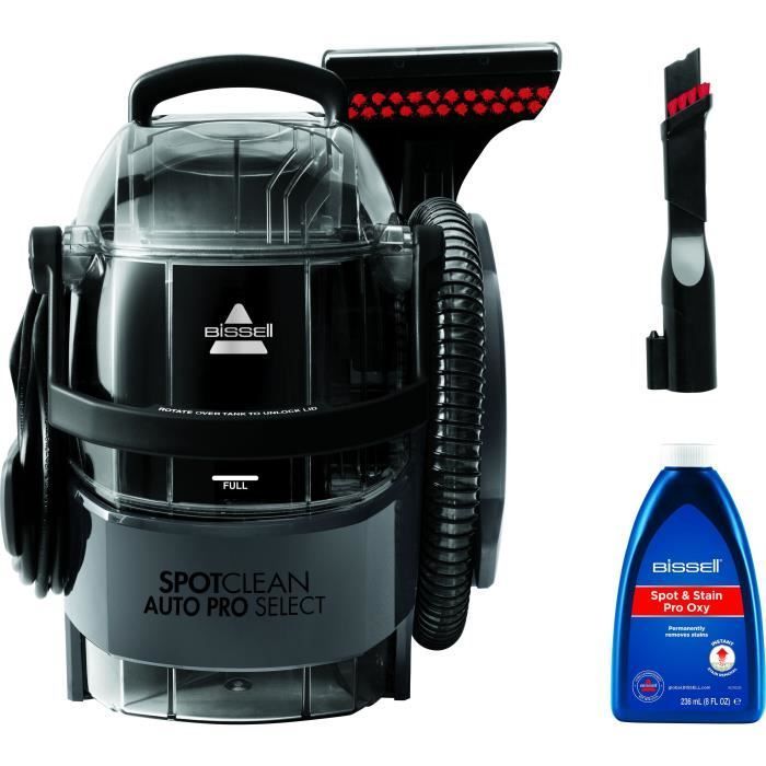 BISSELL SpotClean Auto Pro Select 3730N - Removes stains, cleans and vacuums - Large capacity tank - Long reach