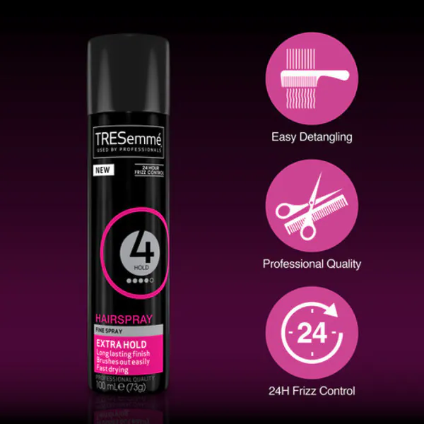 TRESemmé Extra Hold Hairspray 24-timers Frizz Control 100ml