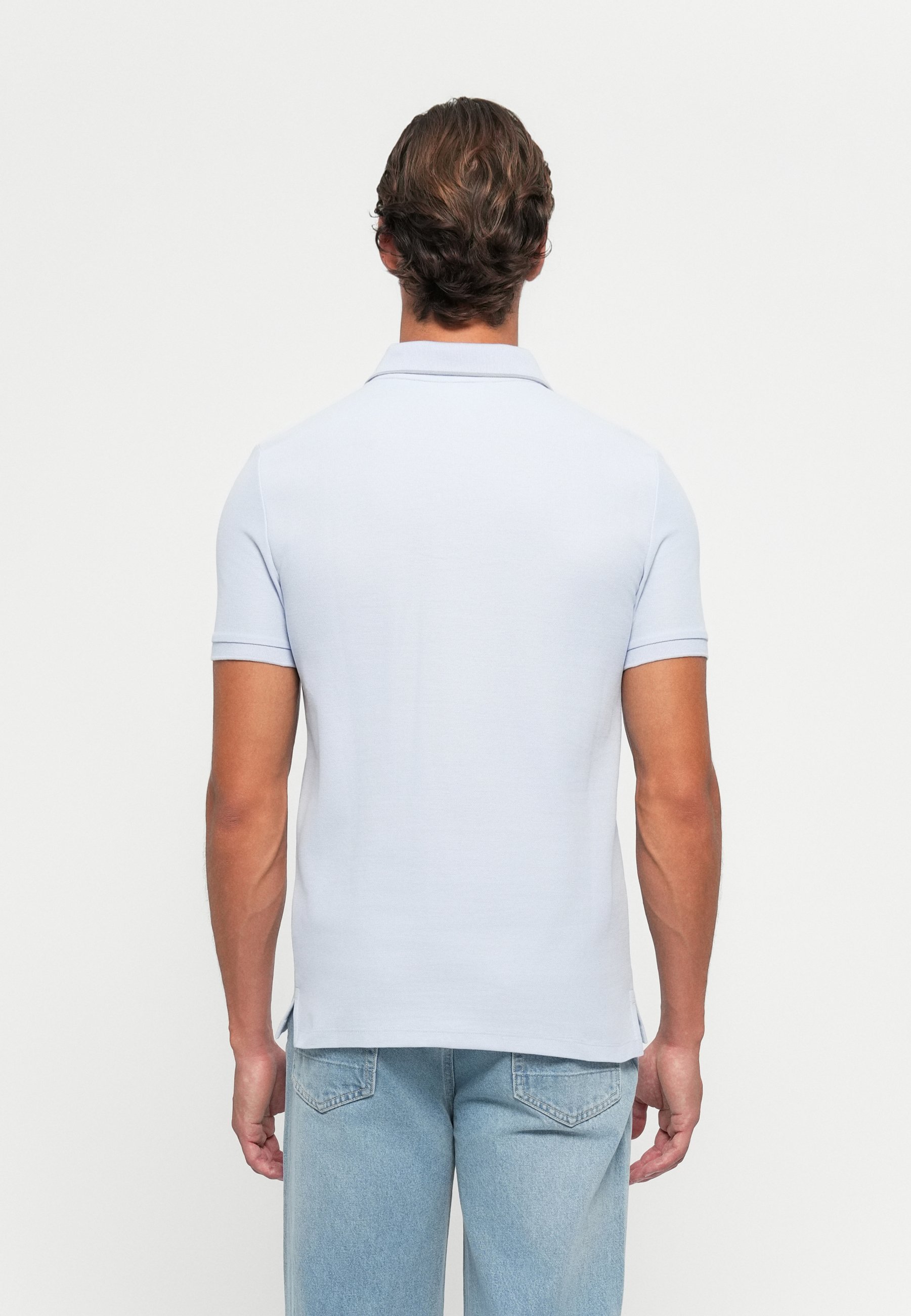 Polo Calvin Klein REFINED TIPPED CLASSIC - bleu xénon