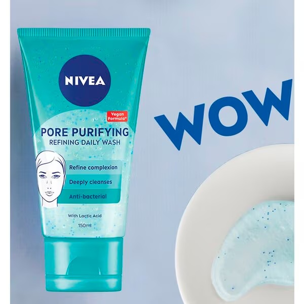 NIVEA Pure Effect Clean пилинг за дубинско чишћење 150 мл - Нечиста кожа