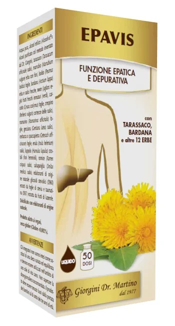 DR. GIORGINI Dr. Giorgini Epavis Alcoholisch vloeibaar leversupplement 500 ml Glutenvrij