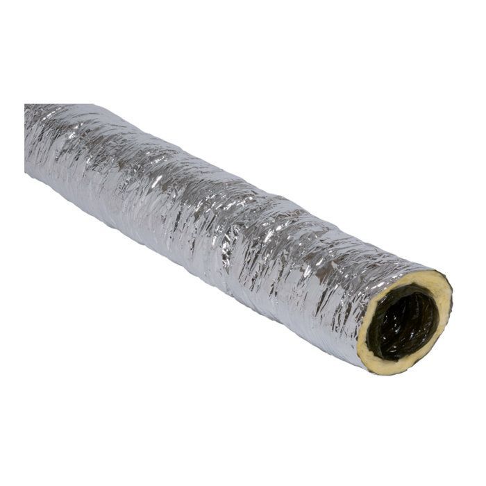 Condotto di ventilazione isolato in alluminio 25 mm ø160 mm - 6 metri - Aldes