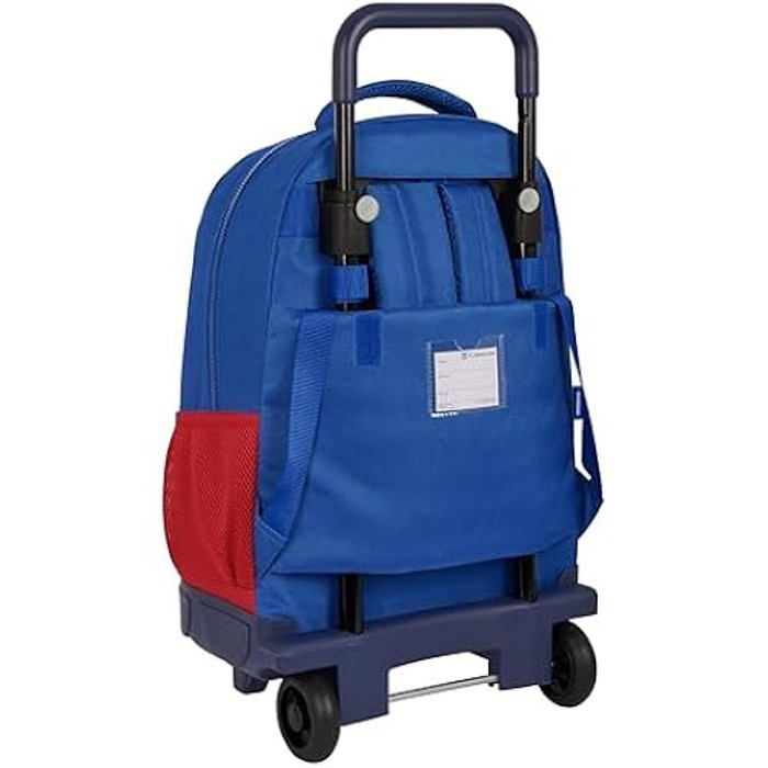 Mochila con ruedas - SAFTA - FC BARCELONA - Compacta - Desmontable - Infantil