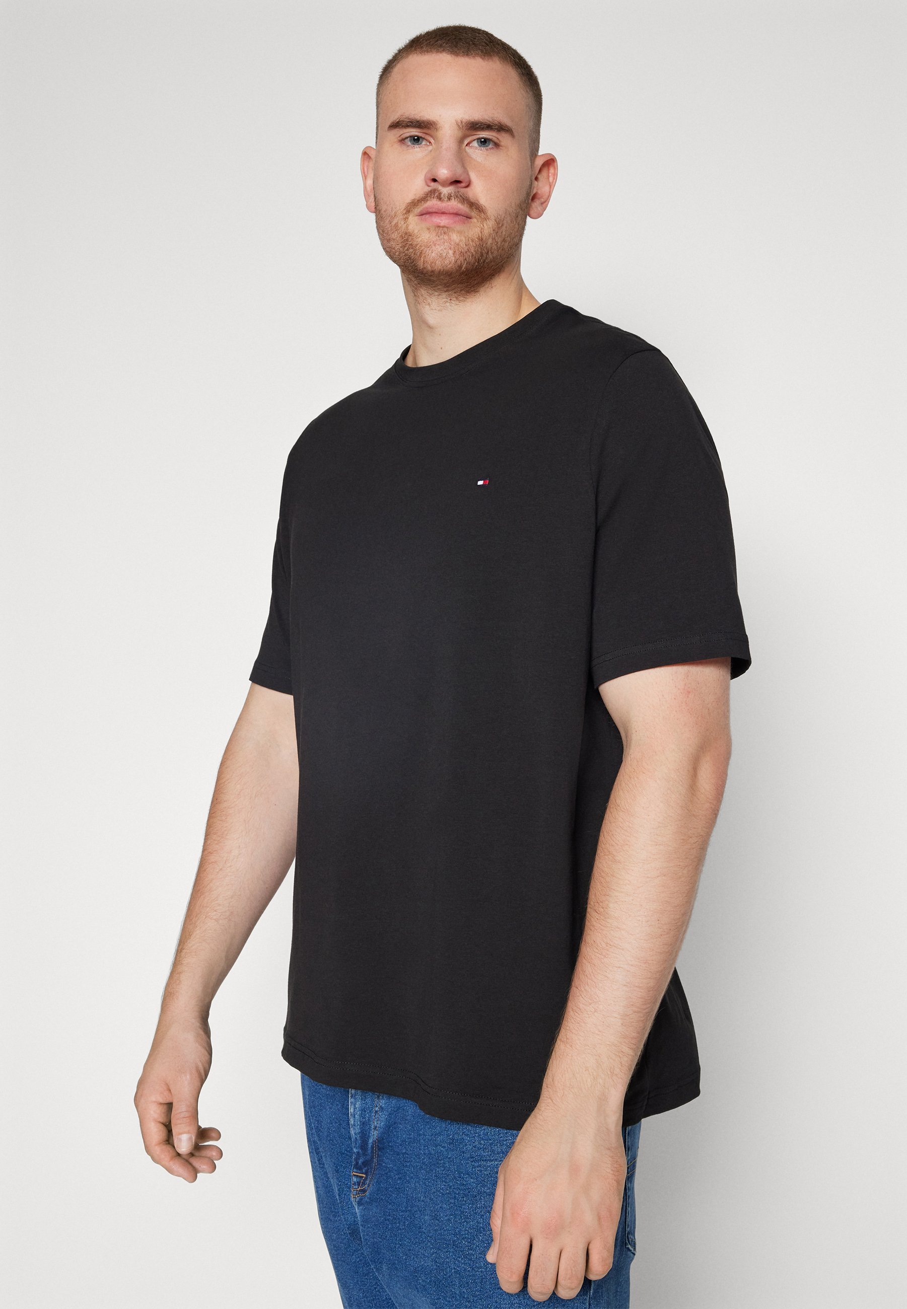 Tommy Hilfiger CORE STRETCH SLIM T-shirt - Basic T-shirt - zwart