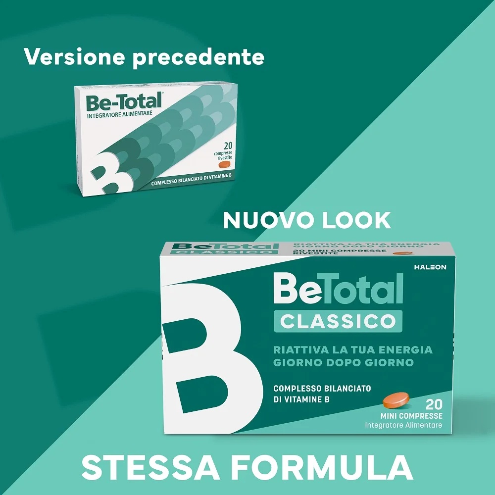 BE-TOTAL Complément alimentaire Be-Total Complexe équilibré de vitamines B 40 comprimés Vitamine B, B3 Vitamine B12 Acide folique Énergie pour adultes