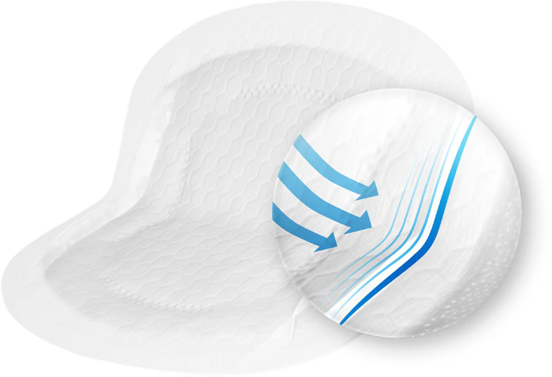 Absorventes de amamentação descartáveis ultra respiráveis da Medela