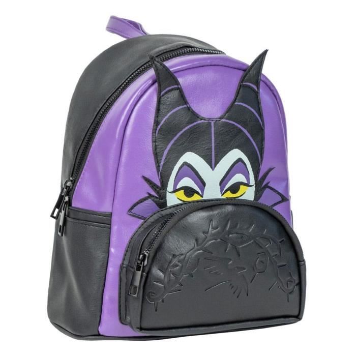 Mochila - CERDA - Disney Maléfica - 22 x 25 x 11 cm - Piel sintética - Para niños