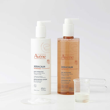 Avène Xeracalm NUTRITION puhdistusgeeli ravitseva suihkugeeli kuivalle iholle kasvoille ja vartalolle 500 ml 500 ml
