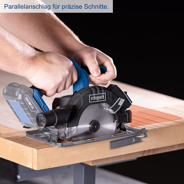 Cordless circular saw C-HCS-165-X, including battery and charger
