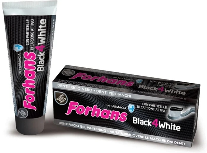 FORHANS Forhans Black4White Dentifrice Ultra Blanchissant 75 ml