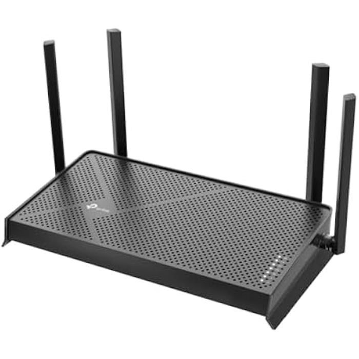 Router WiFi de doble banda - TP-Link - BE3600 - 3,6 Gbps - Puertos multigigabit de 2,5 GHz - Negro