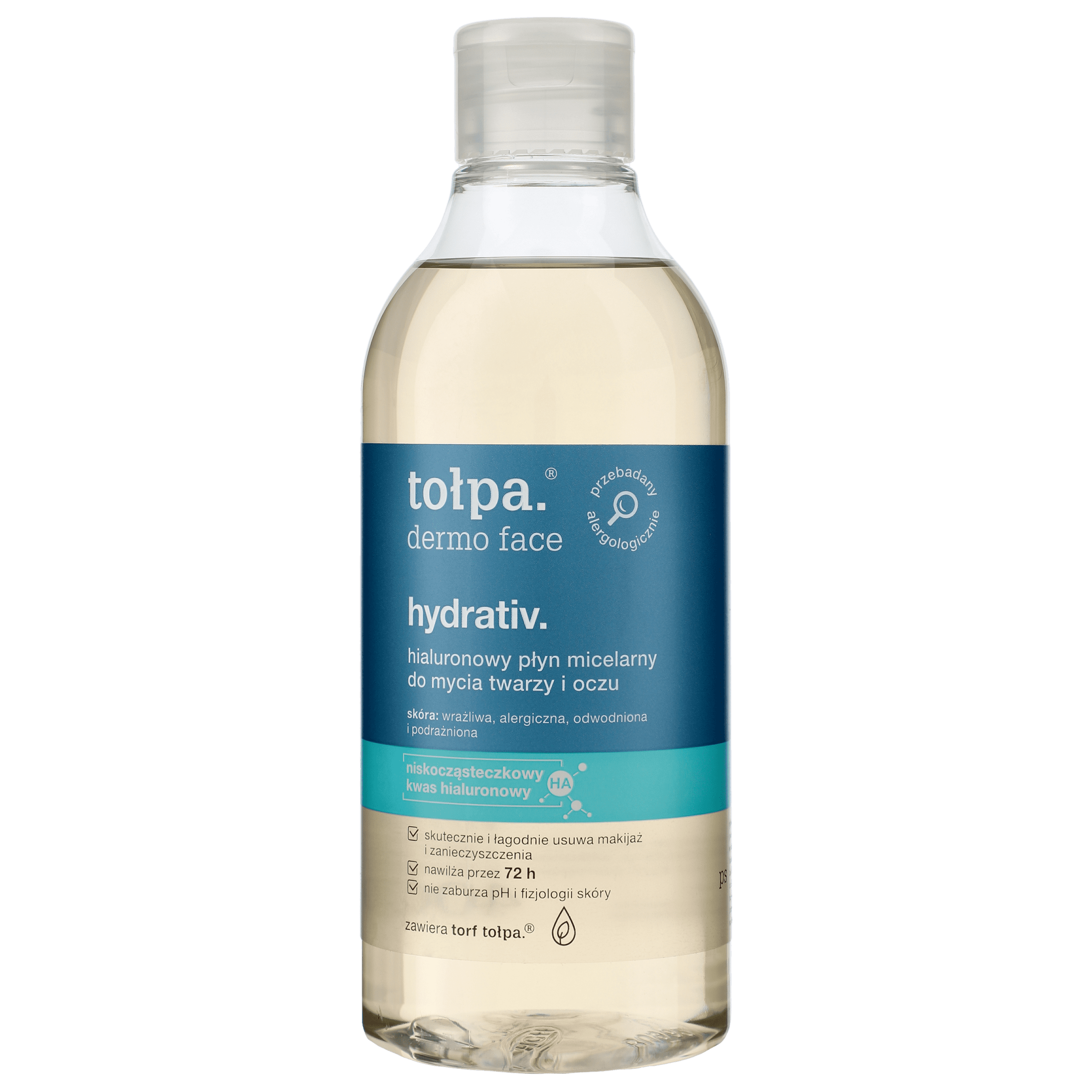 Tołpa fugtgivende micellarvæske til ansigt og øjne 400ml Dermo Face Hydrativ