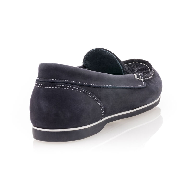 Blaue Damen-Loafer/Bootsschuhe