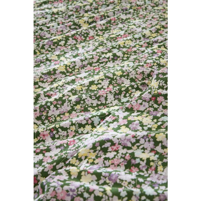 Printed duvet cover 260 x 240 cm + 2 pillowcases 60 x 60 cm - Myosotis printed cotton