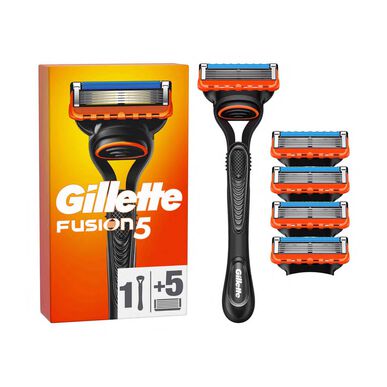 Gillette Fusion 5 -partahöylän terät ja 5-osainen vaihtoteräsetti