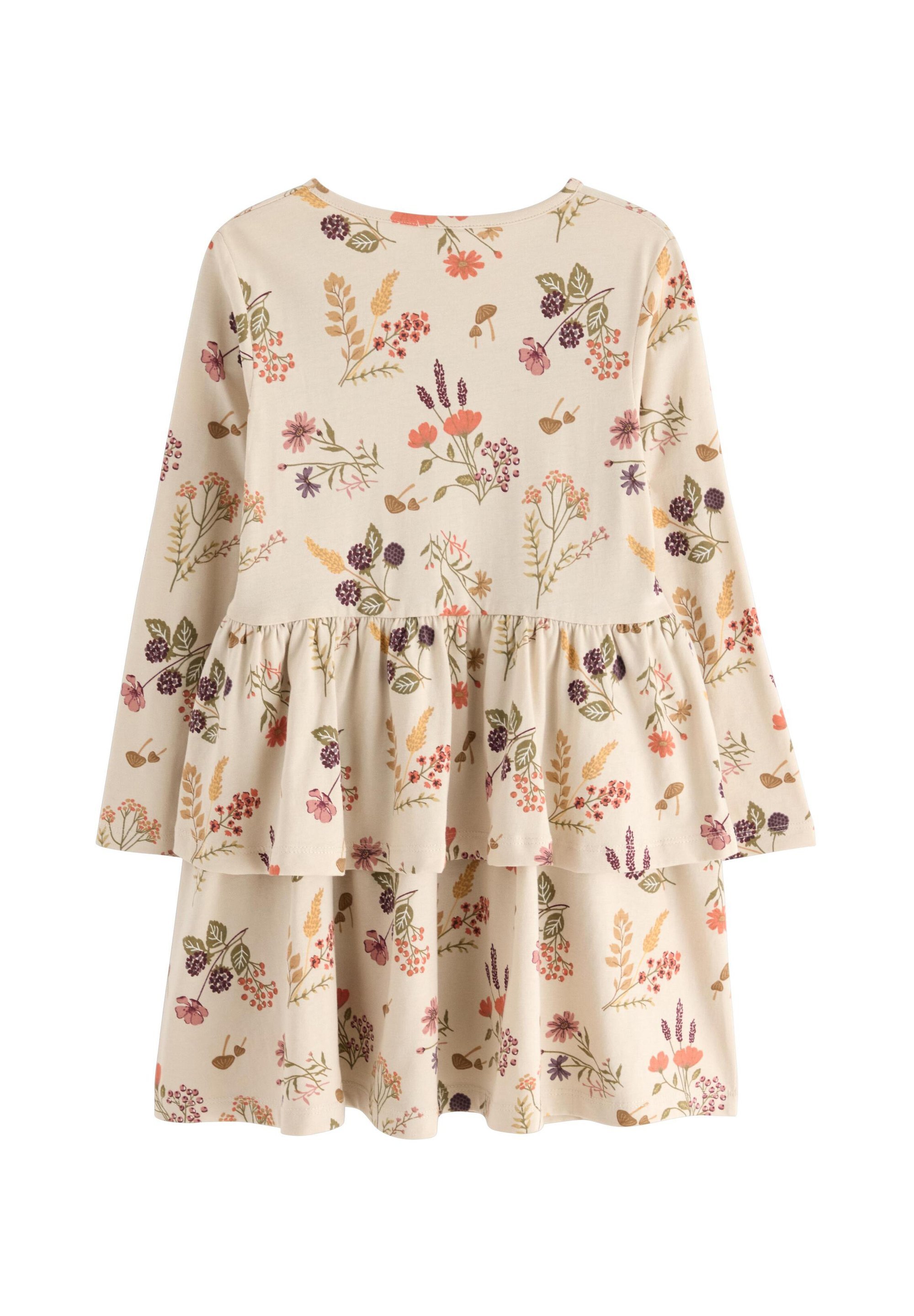 Lindex PEPLUM - Robe en jersey - beige clair