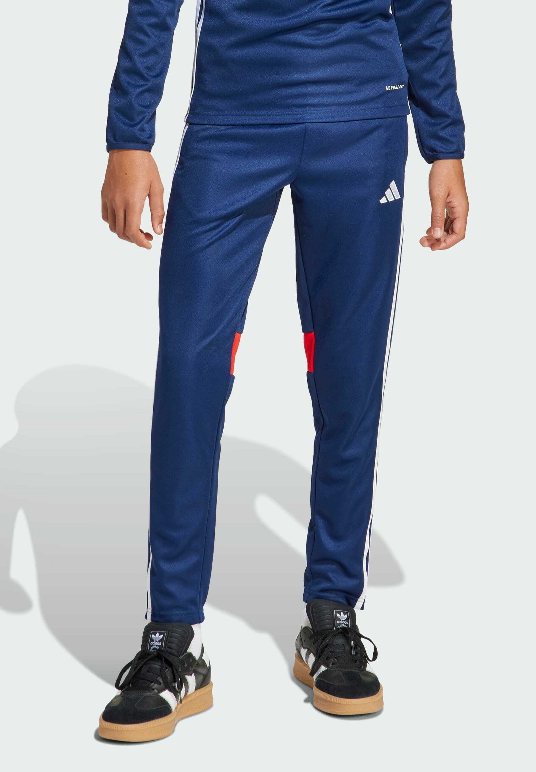 Bas de survêtement adidas Performance - bleu marine et rouge