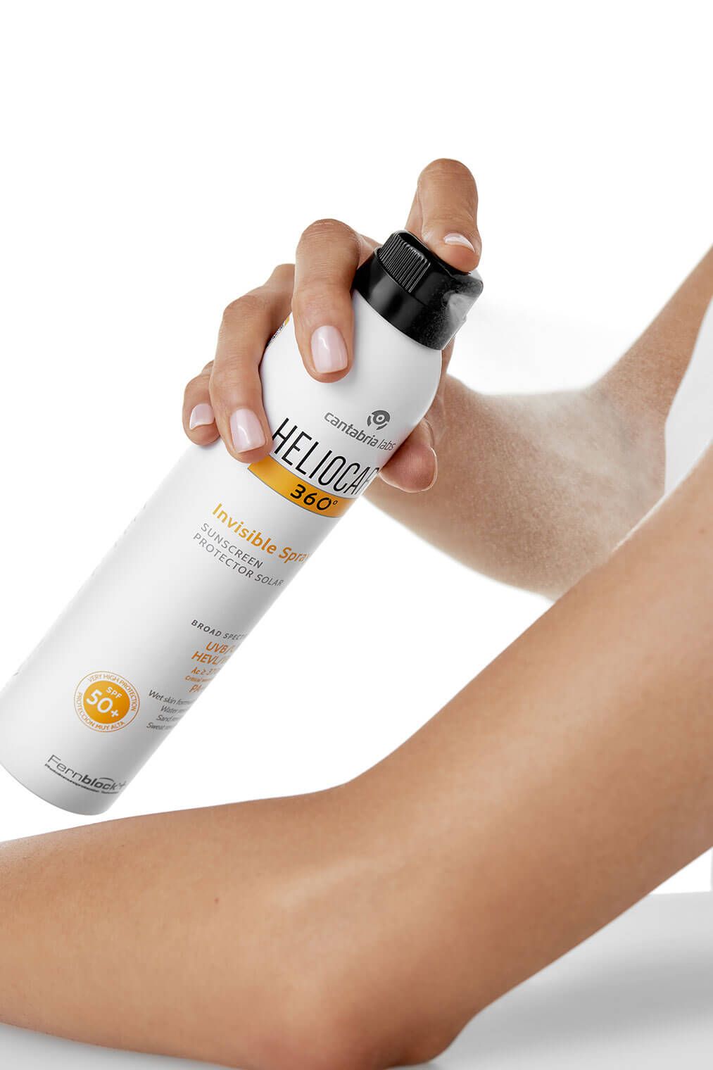 „Heliocare 360º Invisible Sun Spray SPF 50“ Apsauga nuo saulės vaistinėje