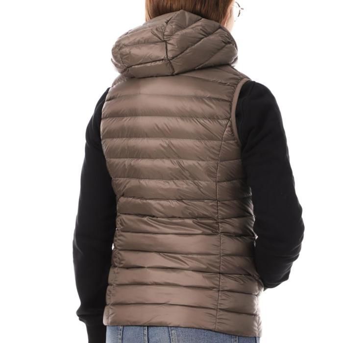 Doudoune Sans Manche Taupe Femme Jott Mali NOOS