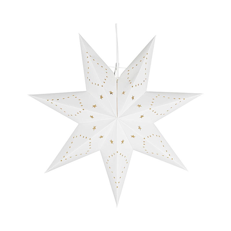 Kerstster voor thuis, 45 cm, wit, Capella