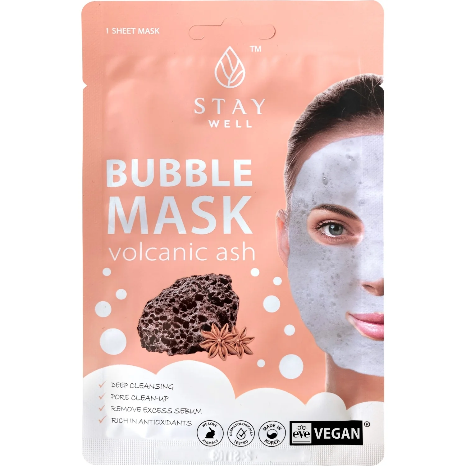 Mask Deep Cleansing Bubble Mask – VOLCANIC - Maschera Purificante viso