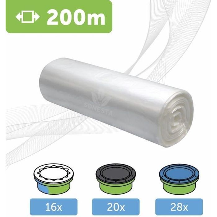 Ricarica per contenitore per pannolini ECO Sangenic da 200 ml | Angelcare | Litter Locker II | Ricarica compatibile con sacchetto antiodore
