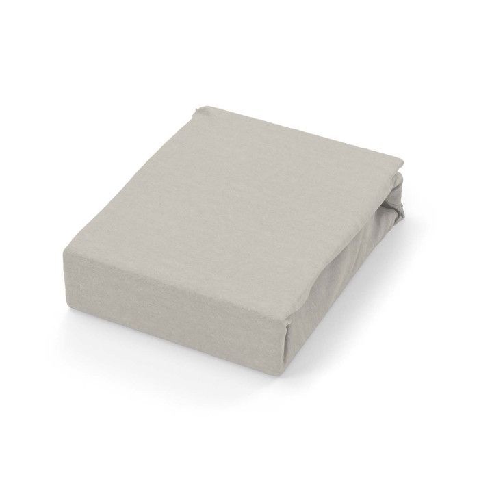 Drap plat en coton 57 fils 260x300 cm UNI lin, par Soleil d'ocre