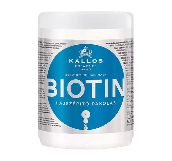 Kallos KJMN Biotin maska z biotyną 1000ml