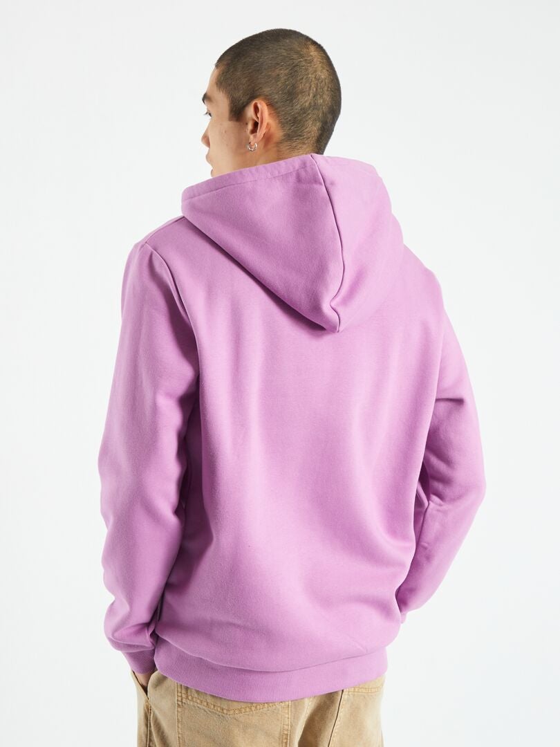 Hoodie met kangoeroezak - ROZE
