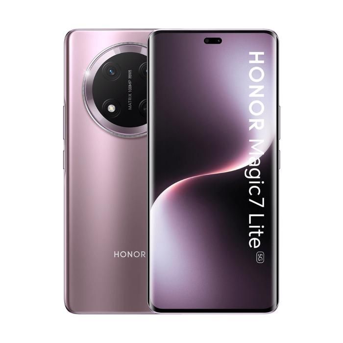 Smartphone - HONOR - Magic7 Lite - 8 Go RAM - 512 Go - 5G - Écran AMOLED 6,78 pouces