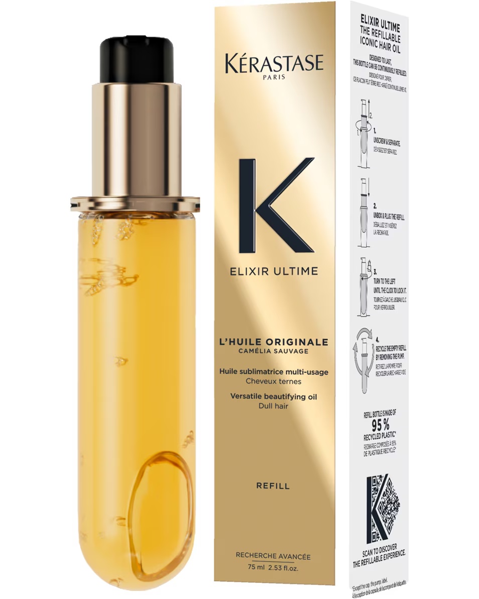 KÉRASTASE Elixir Ultime L'Huile Originale Ulei de păr reîncărcabil pentru toate tipurile de păr