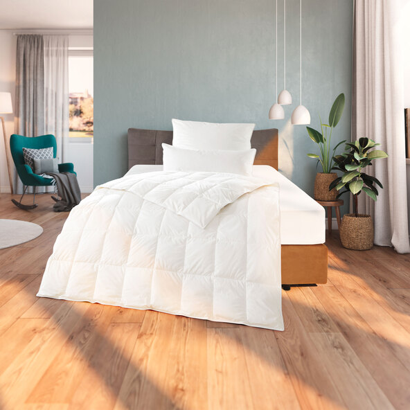 Selection Daunen-Kassettendecke, warm, 135 x 200 cm