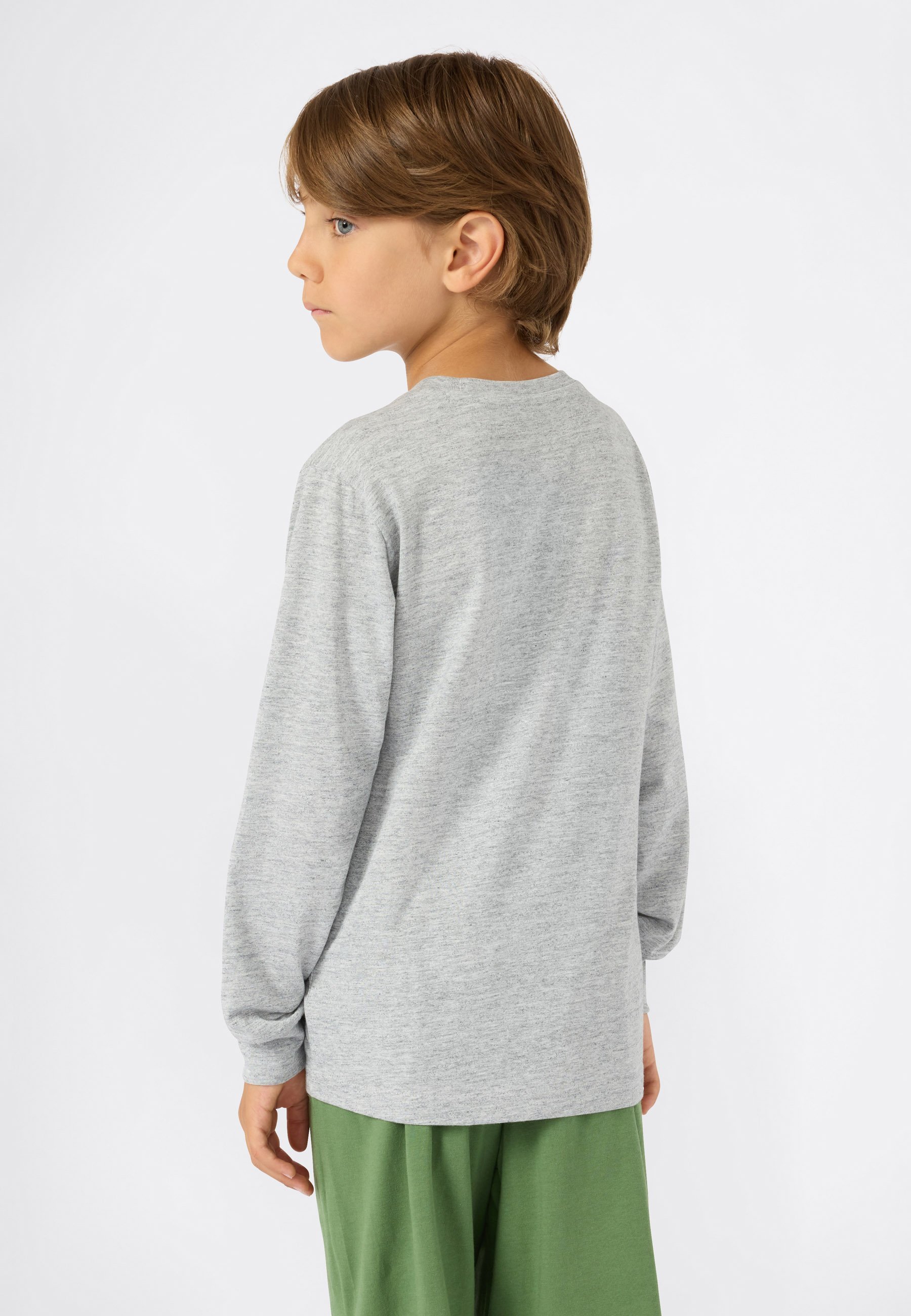Champion GRAPHIC LONG SLEEVE UNISEX - Top met lange mouwen - grijs