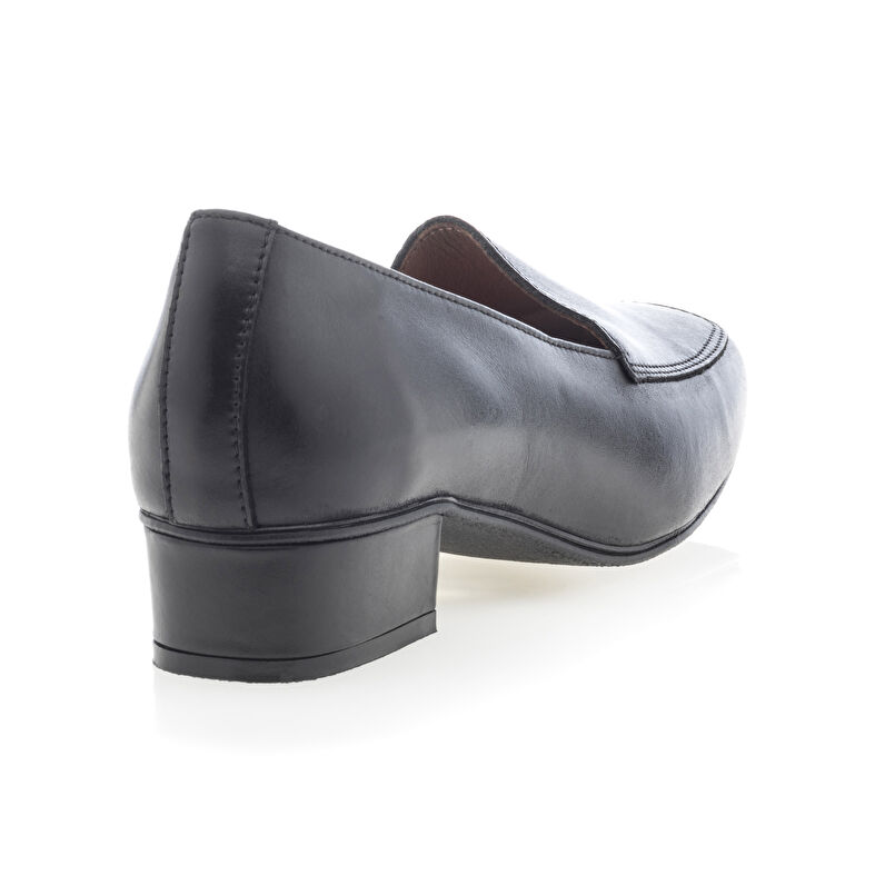 Schwarze Damen-Loafer/Bootsschuhe