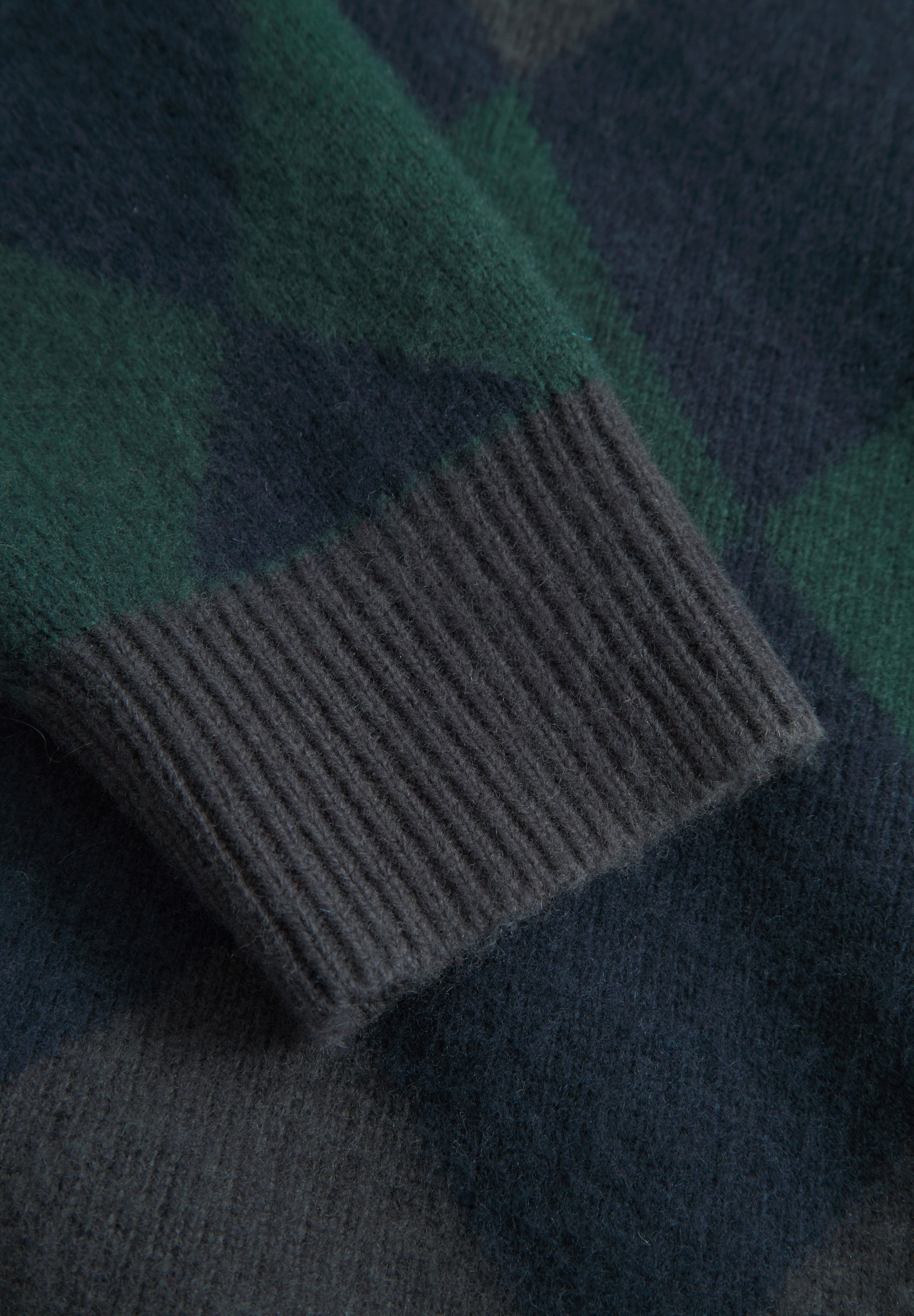 DOUBLE A BY WW JAN CREW NECK - Trui - Green Gables Check