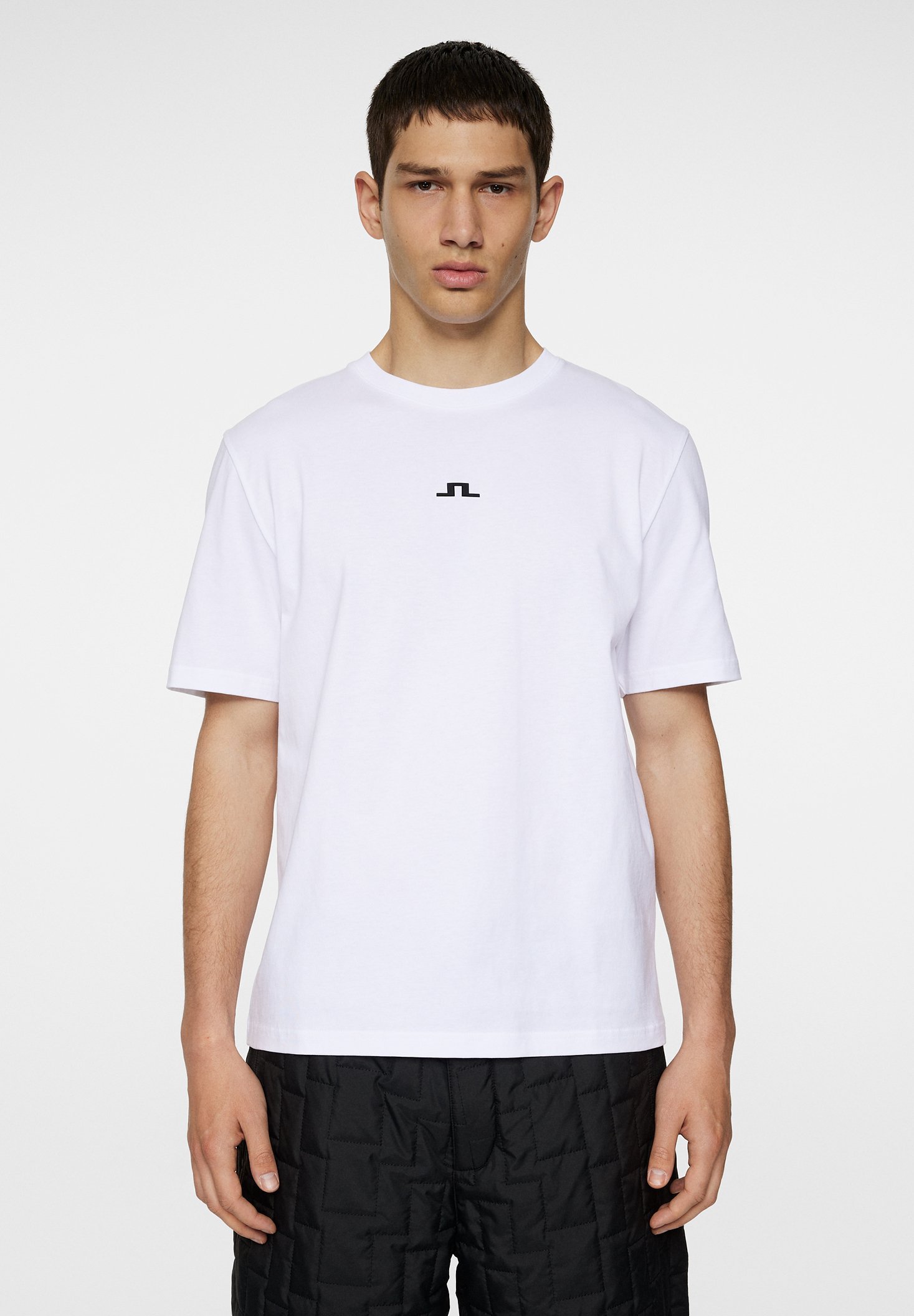 J.LINDEBERG LOGO - Tričko s potiskem - white