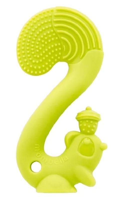 Mombella Gryzak Zabawka Squirrel Green
