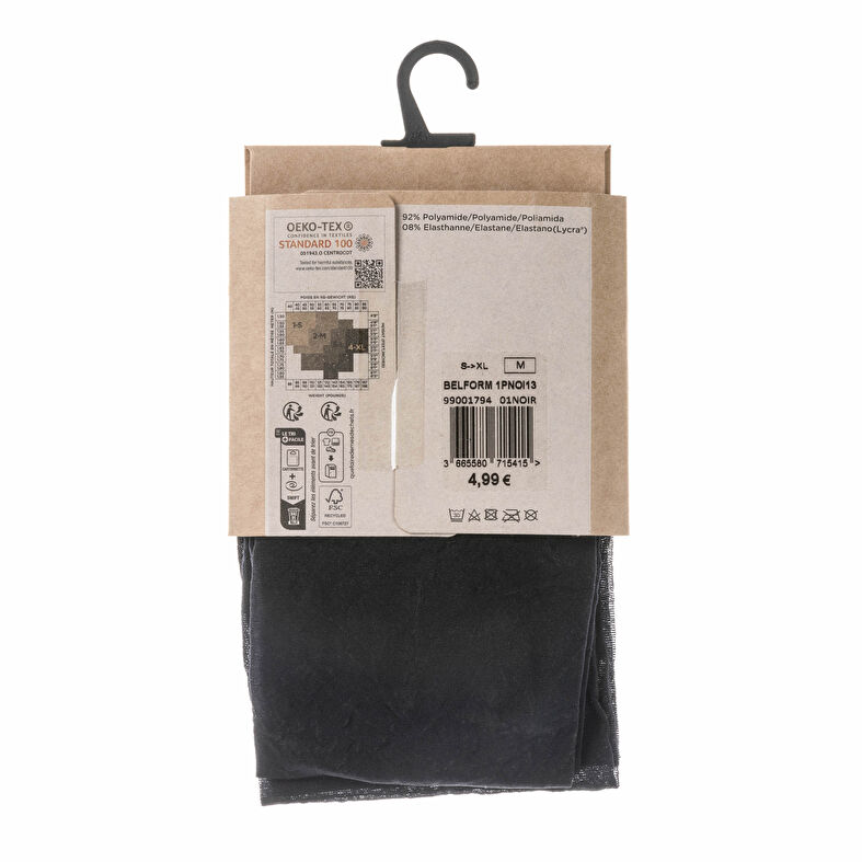 Calcetines y medias negras para mujer