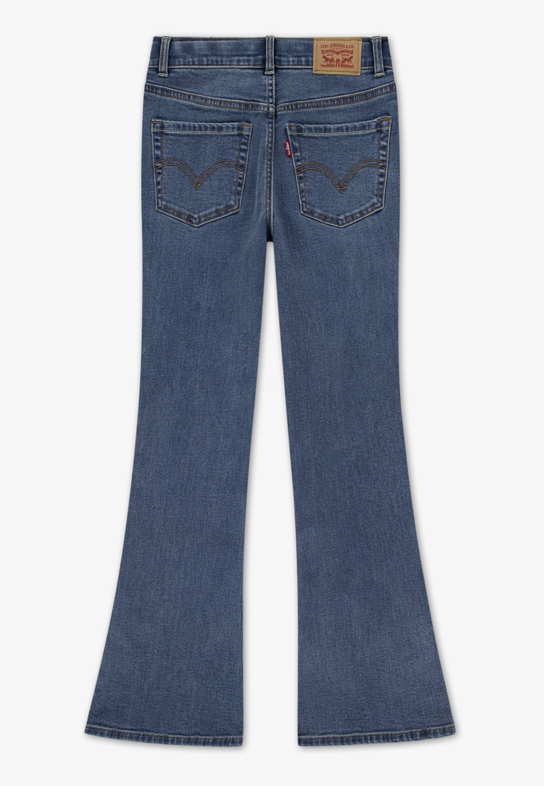 Levi's® 726 FLARE SIDE SLIT - Džíny s hlubokým výstřihem - blue wave
