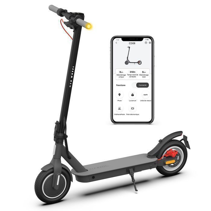 5THWHEEL - Trottinette électrique adulte  Pliable - 10