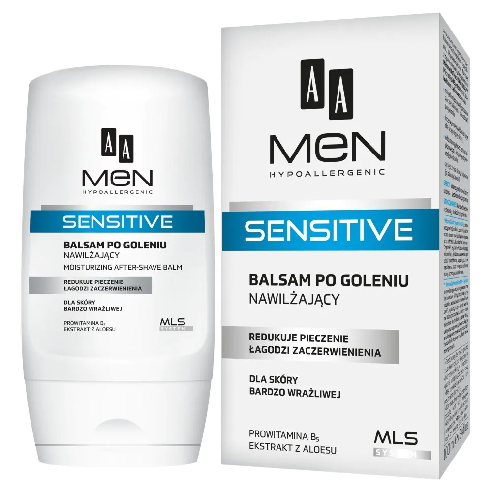 Aa Men Sensitive Balsam po goleniu Nawilżajacy Skóra Bardzo Wrażliwa