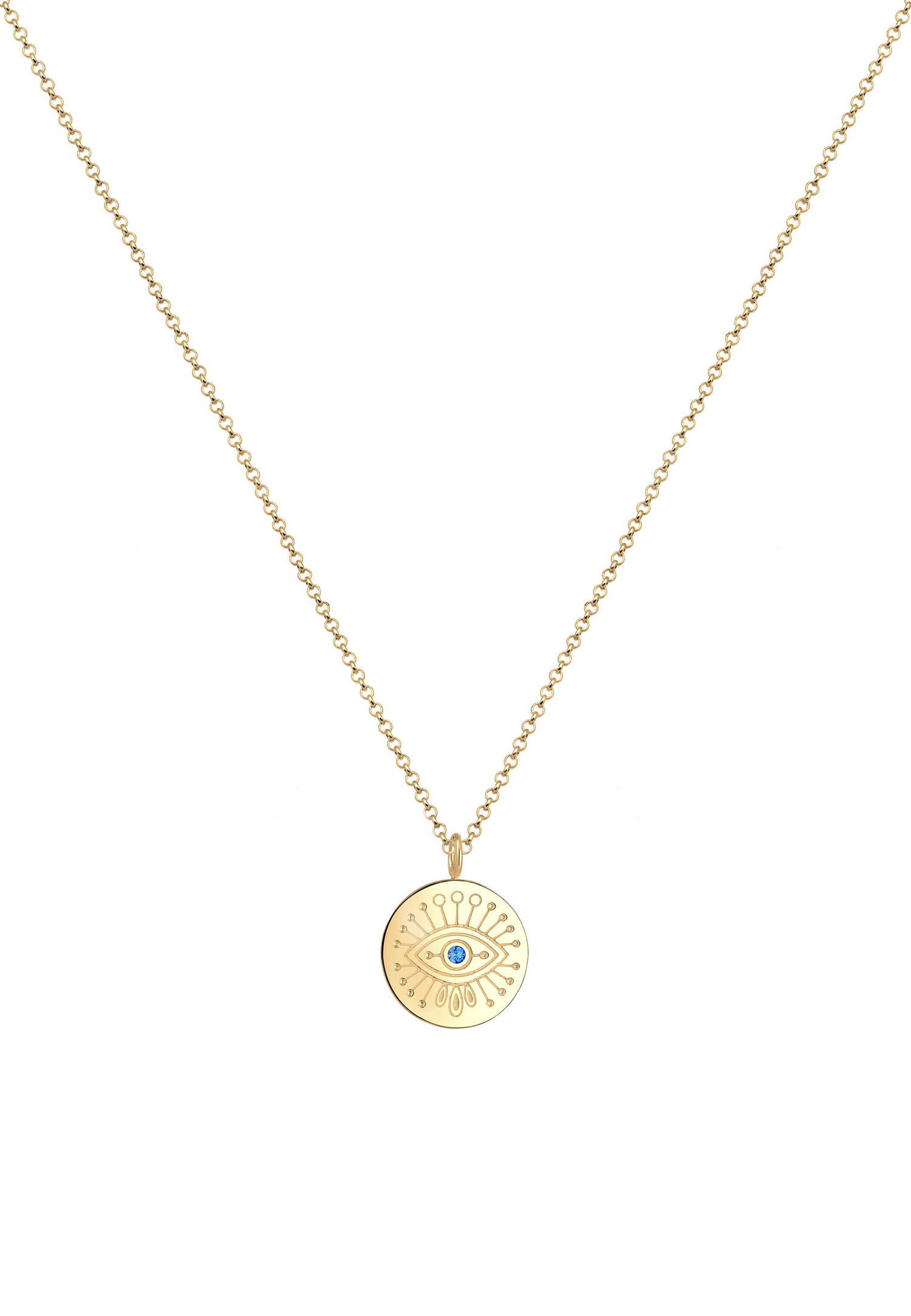 Elli Femme L´Oeil du Mal Evil Eye avec Cristal en Argent Sterling 925