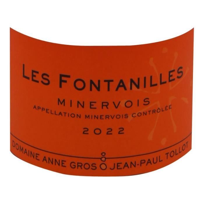Domaine Anne Gros et Jean Paul Tollot Cuvée les Fontanilles 2022 Minervois - Vino tinto de Languedoc-Rosellón