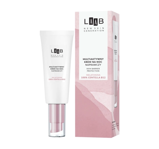 AA LAAB 100% Centella B12 multiaktywny krem do twarzy na noc naprawczy 40 ml