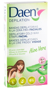 Trake za uklanjanje dlačica s lica s aloe verom Voskovi za uklanjanje dlačica