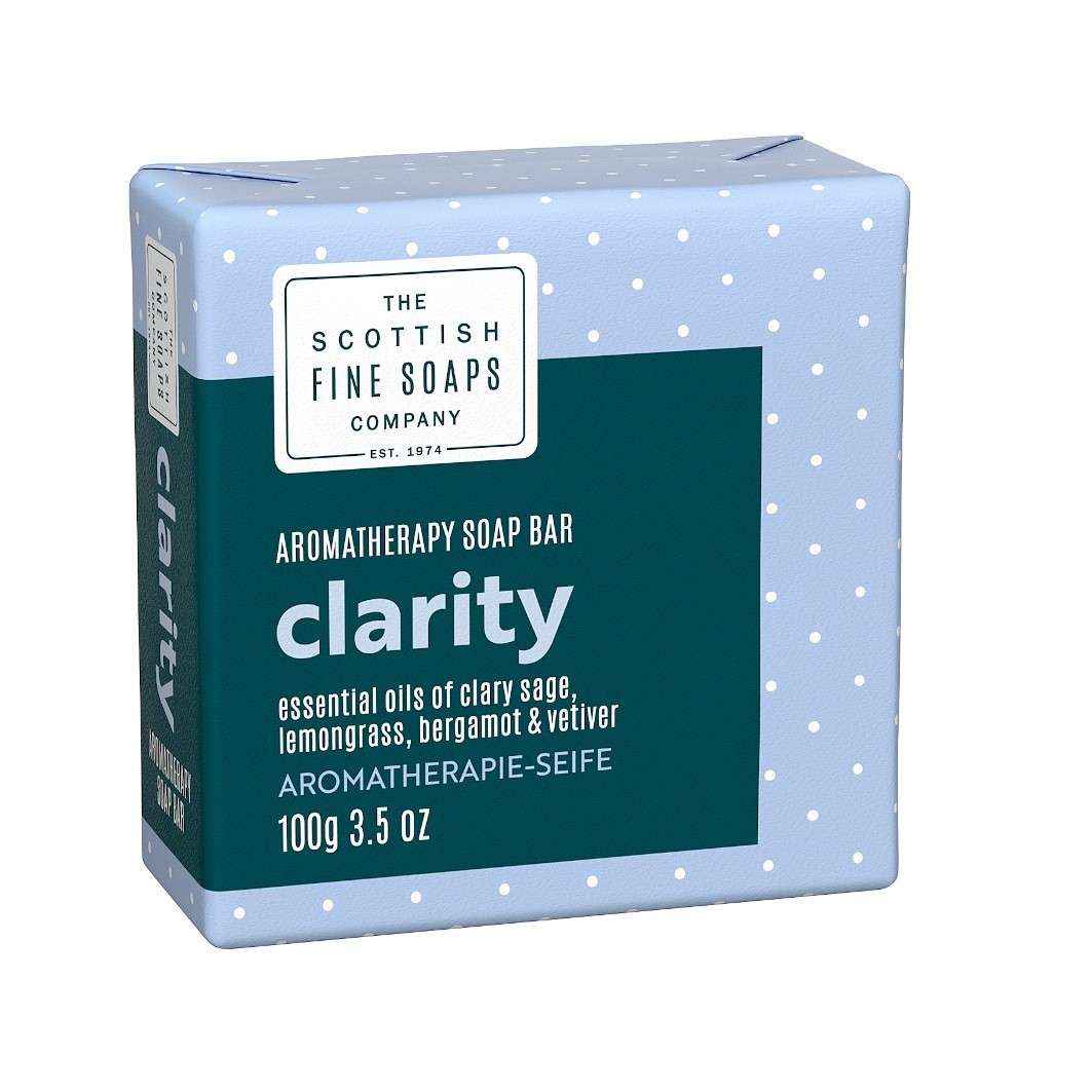 „Scottish Fine Soaps“ aromaterapinis skaidrumo rankų muilas – 100 g