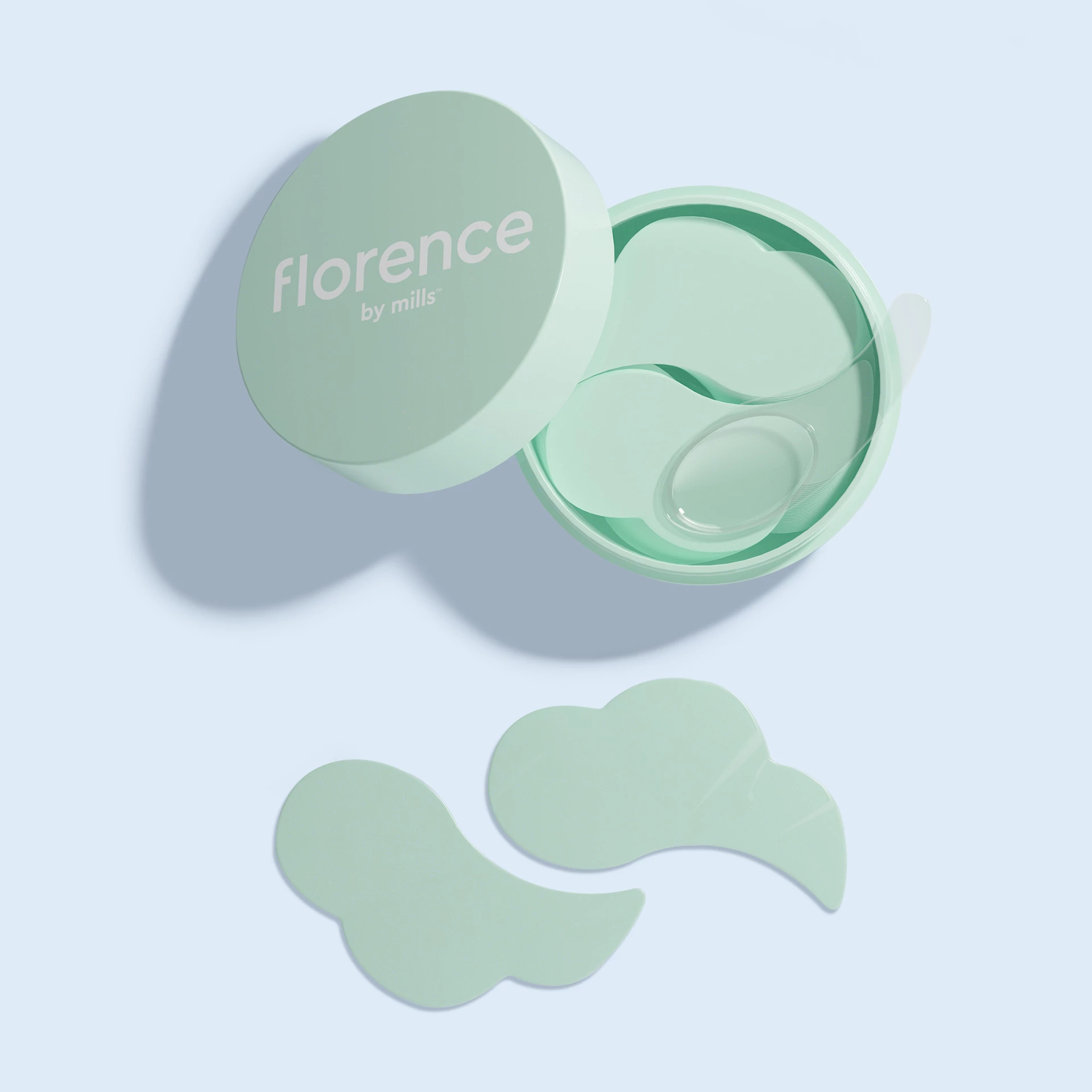 Dischete de gel detoxifiante pentru sub ochi, Floating Under The Eyes, 30 de perechi - Florence By Mills