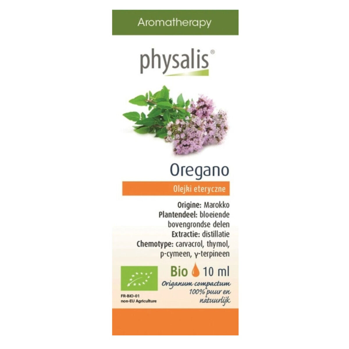 Huile d'origan Physalis biologique