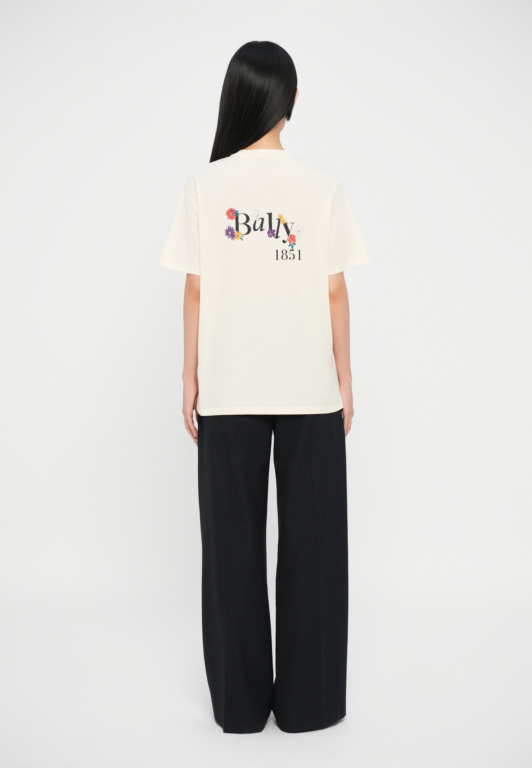 T-shirt Bally Print - osso